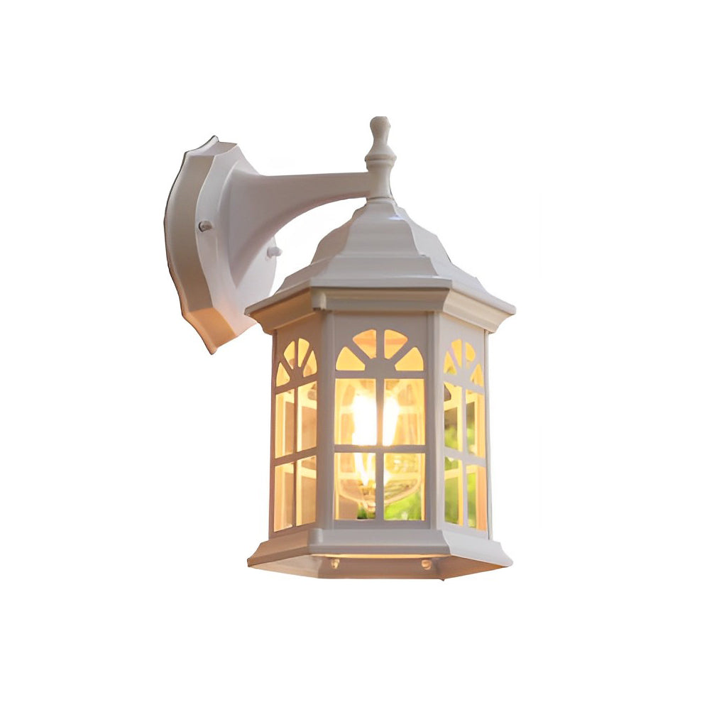 Waterproof Aluminum Alloy Glass LED European Style Outdoor Wall Lights - Lumpaz