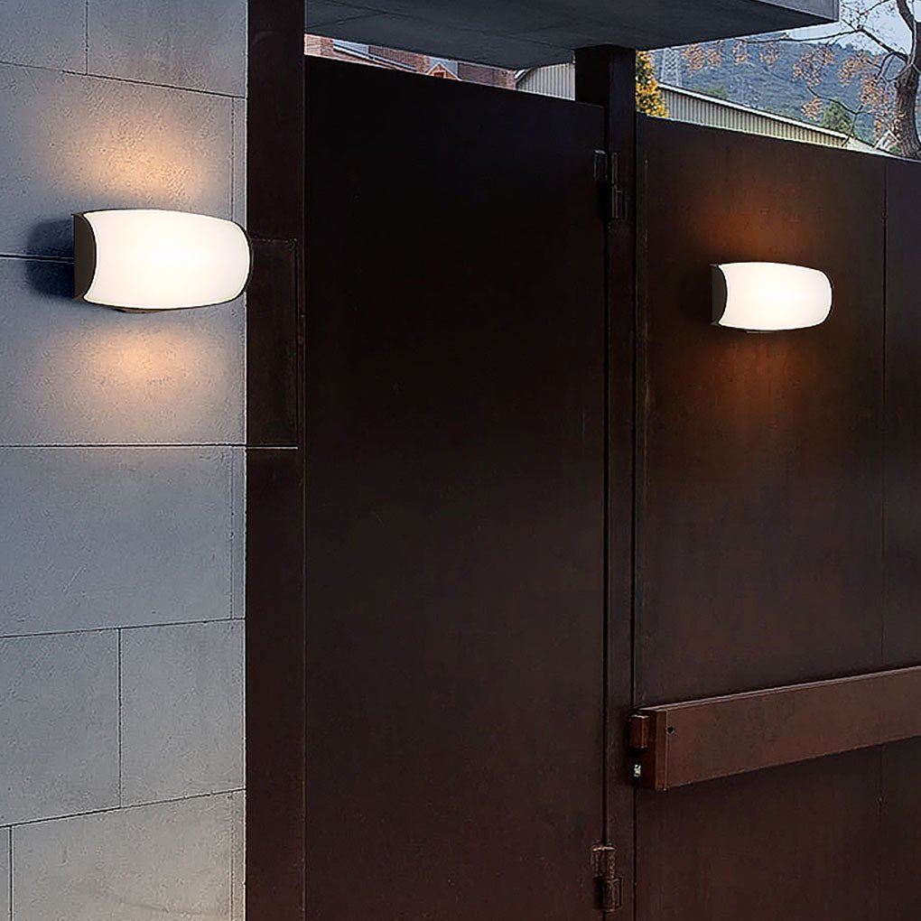 Unique Double-layer Lampshade Waterproof Outdoor LED Wall Lamp for Villa Courtyard Balcony - Lumpaz