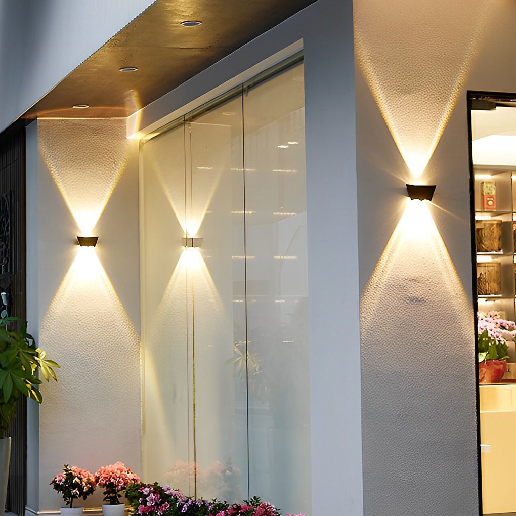 Creative Up and Down Lighting LED Waterproof Black Wall Washer Lights - Lumpaz