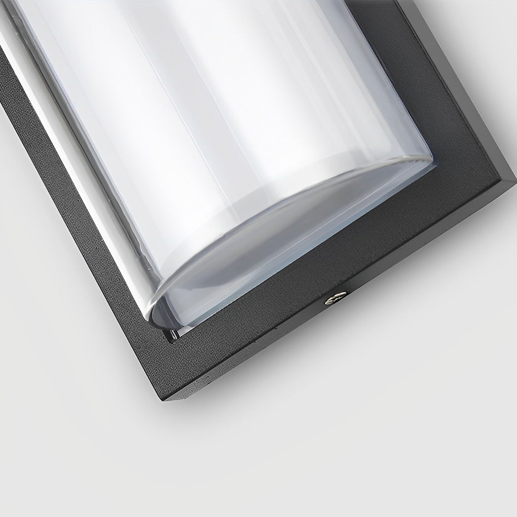 Creative Waterproof LED Black Modern Outdoor Wall Lamp Exterior Lights - Lumpaz