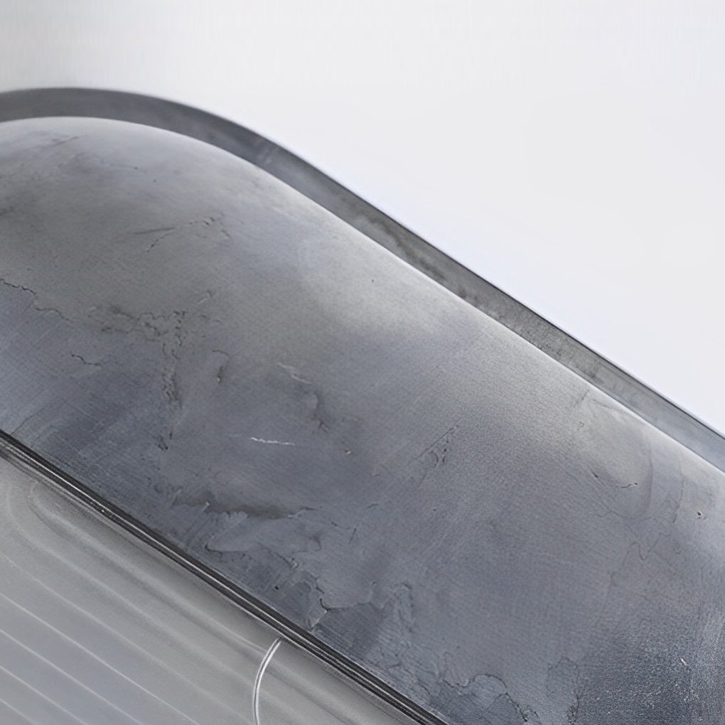 Round Oval Cast Aluminum Glass Waterproof Retro Industrial Wall Lamp - Lumpaz