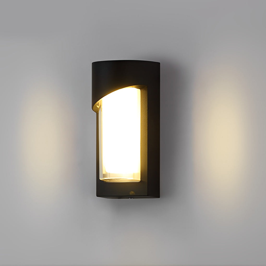 Creative Waterproof LED Black Modern Outdoor Wall Lamp Exterior Lights - Lumpaz