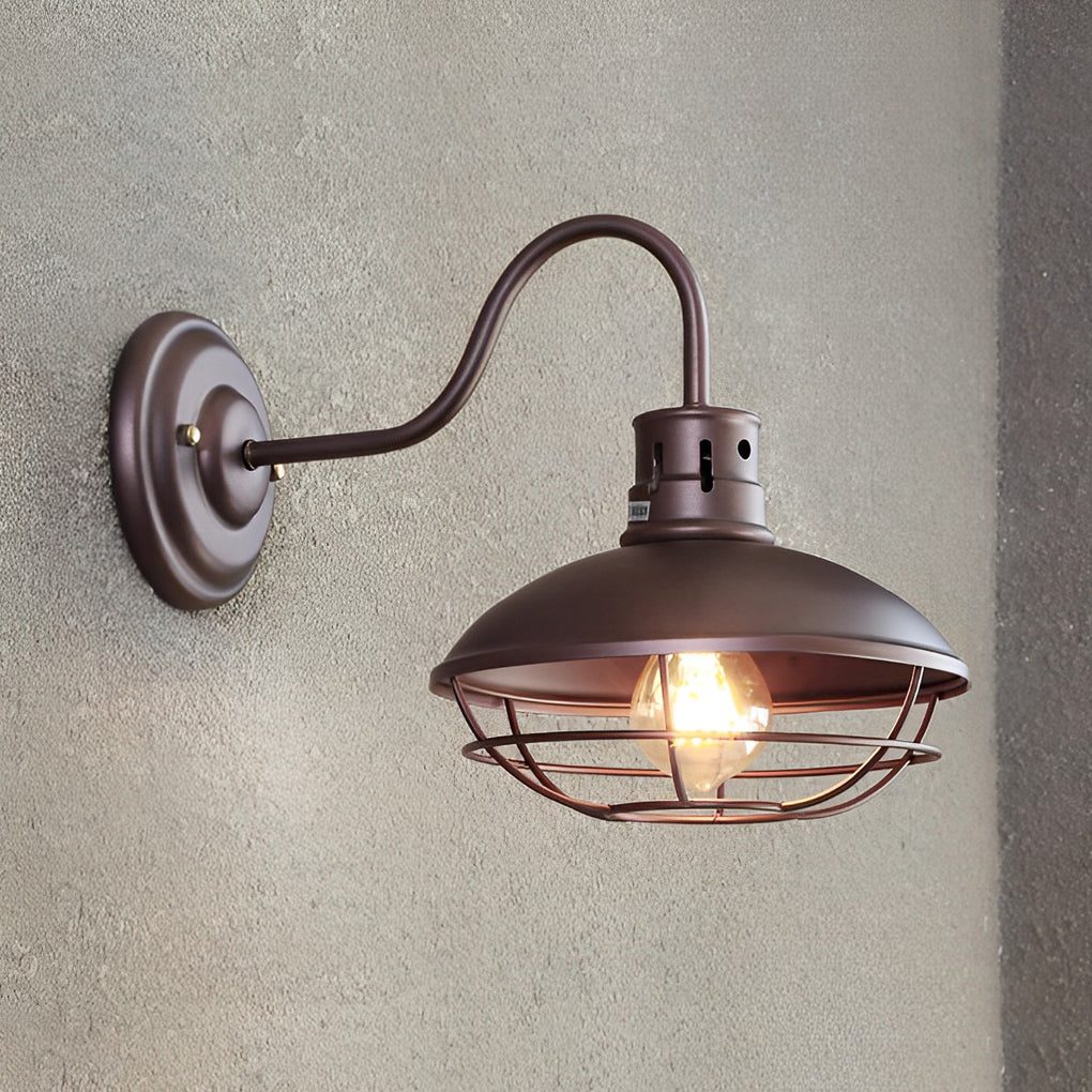 Retro Iron LED Waterproof Industrial Style Outdoor Wall Lights Wall Lamp - Lumpaz