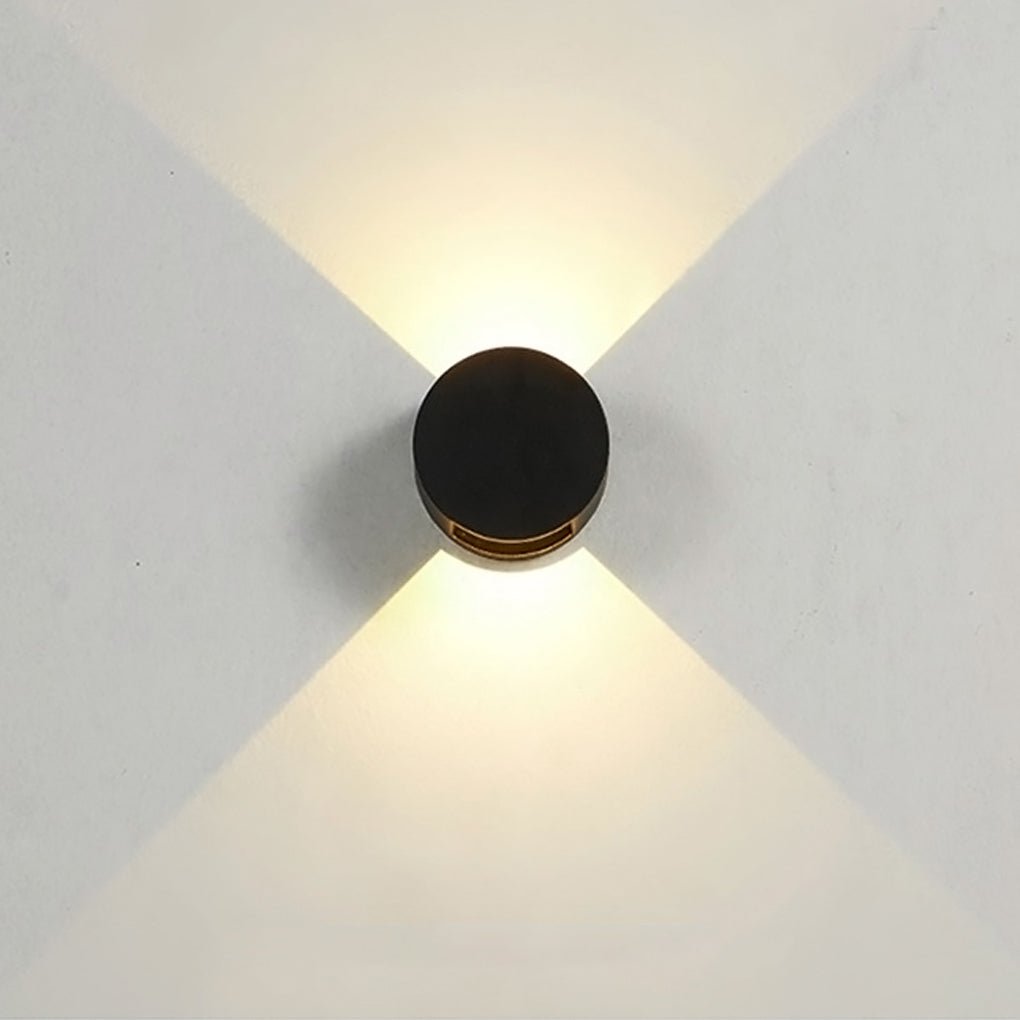 Round Up and Down Lights Waterproof LED Wall Lights for Indoor Outdoor Balcony - Lumpaz