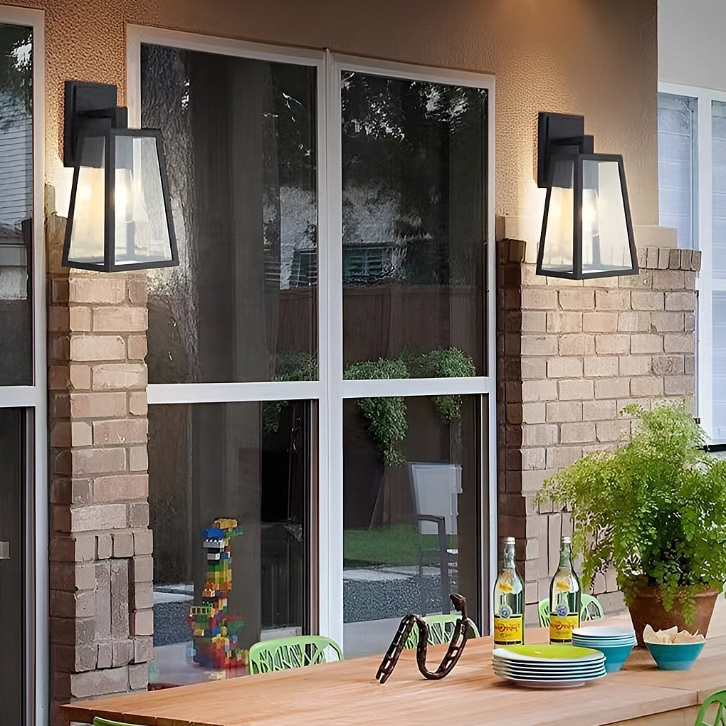 Vintage Industrial Style Glass Sconce Waterproof Outdoor Wall Lights Wall Lamp - Lumpaz