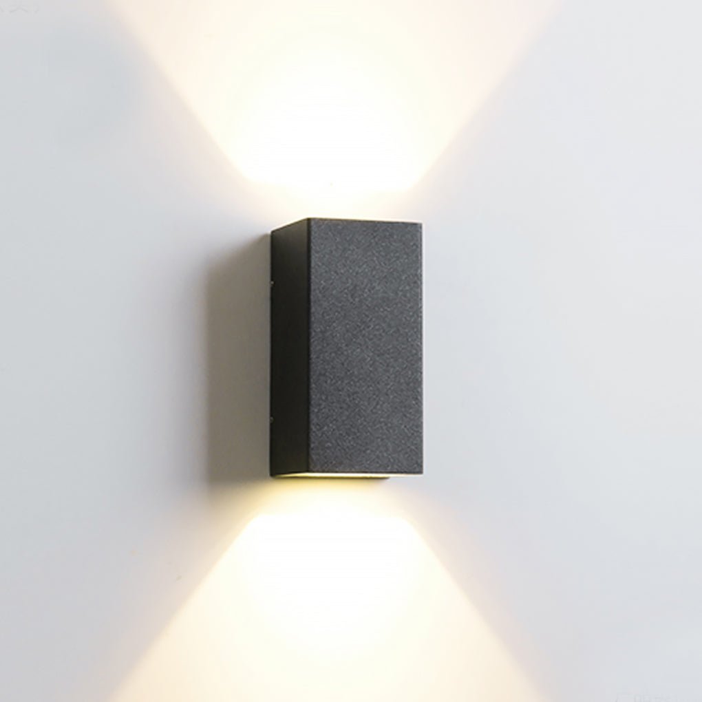 Two Light Effect Optional Waterproof LED Wall Light for Outdoor Villa Courtyard - Lumpaz