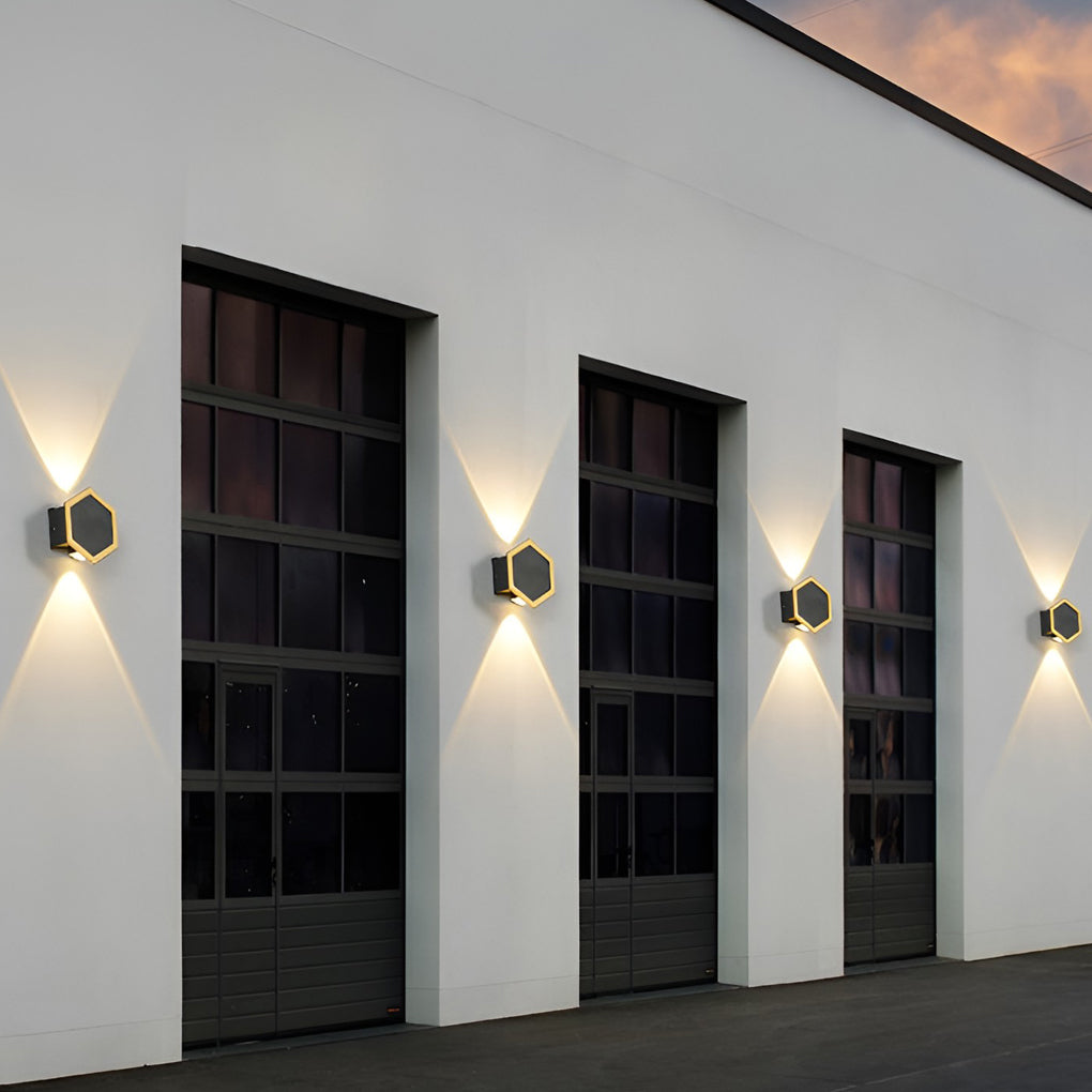 Beehive-shaped LED Up and Down Lights Waterproof Modern Wall Washer Light - Lumpaz