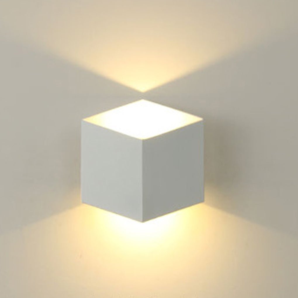 Square Waterproof up and down Lighting LED Modern Outdoor Wall Lights - Lumpaz