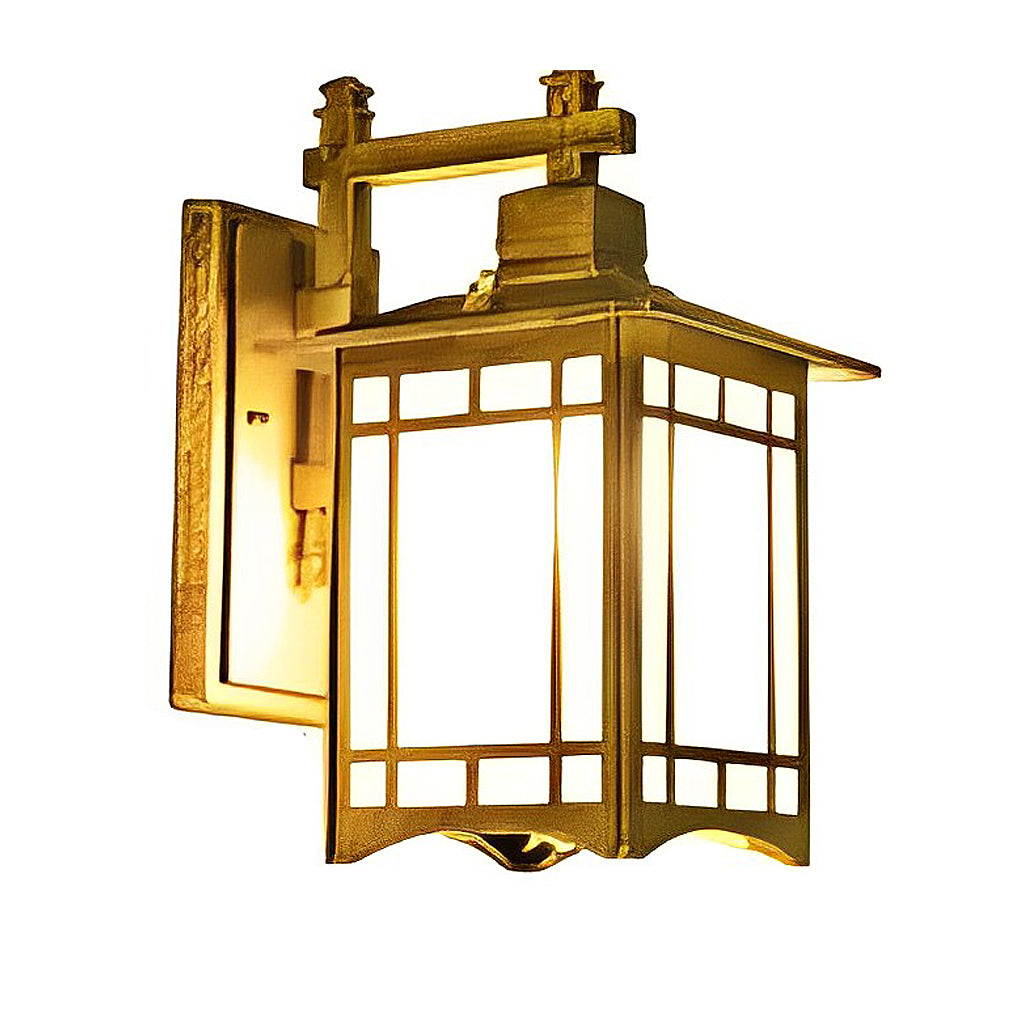 Retro Waterproof LED Vintage Solar Wall Lamp with Remote Wall Sconce Lighting - Lumpaz