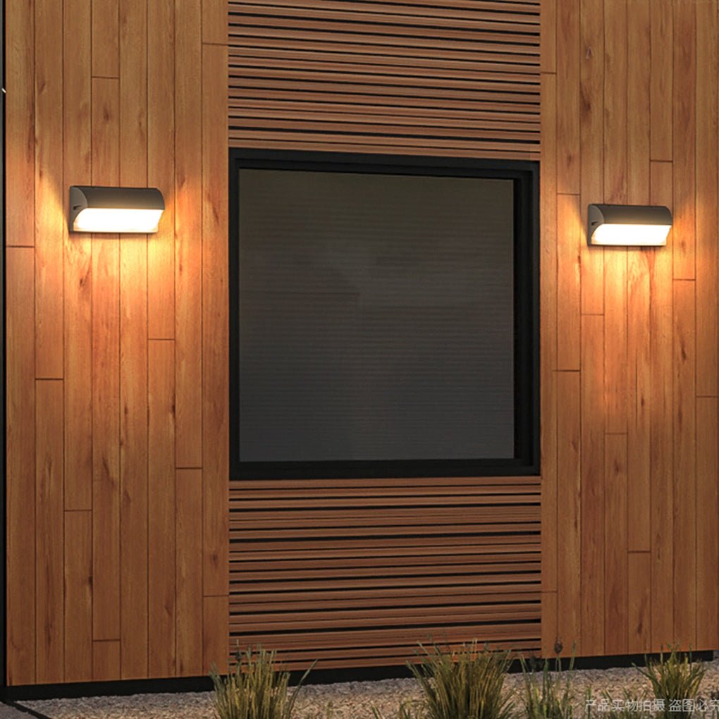 Modern Minimalist LED Waterproof Wall Light for Outdoor Villa Courtyard Balcony - Lumpaz