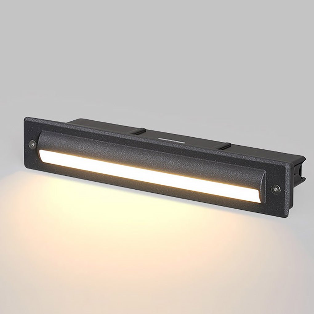 Long Strip Embedded Wall Light Corner Lights for Outdoor Garden Steps - Lumpaz