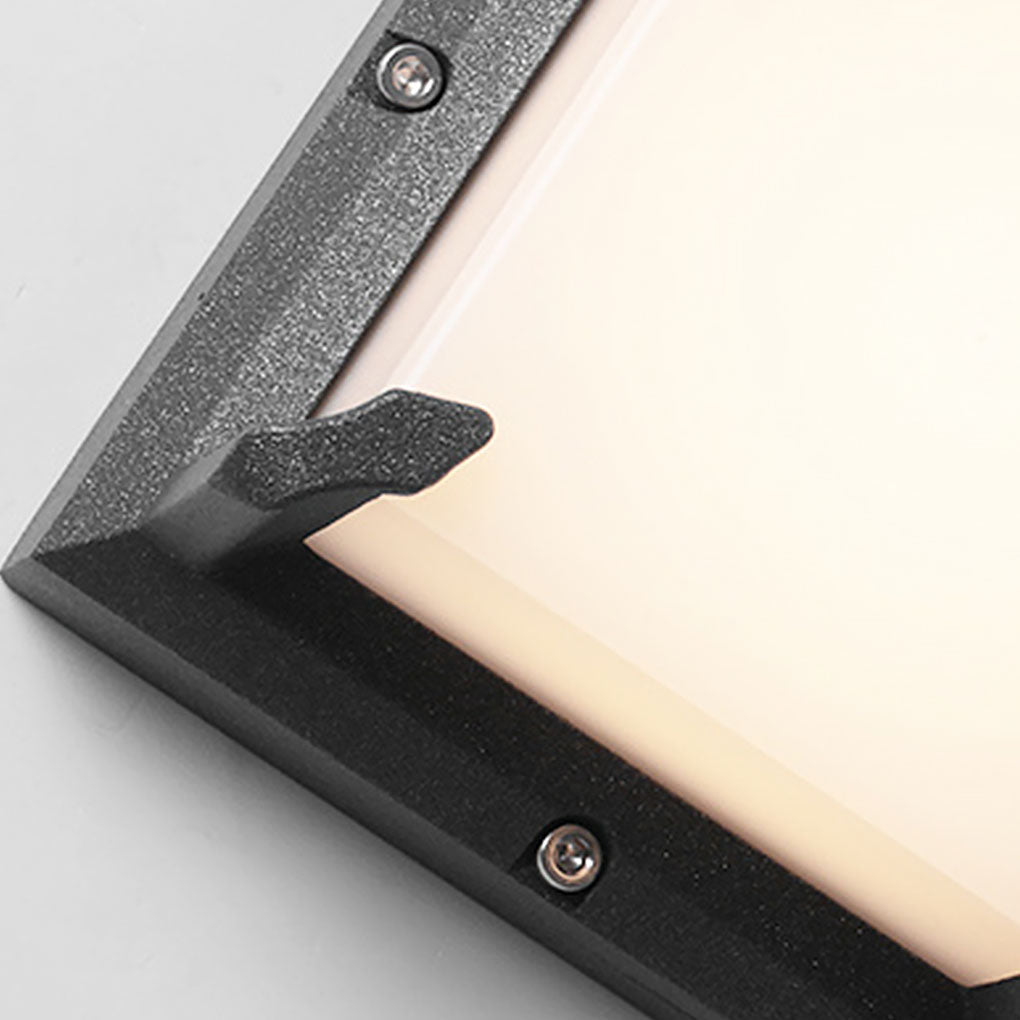Modern Minimalist Outdoor Waterproof LED Wall Light for Patio Balcony Garden - Lumpaz