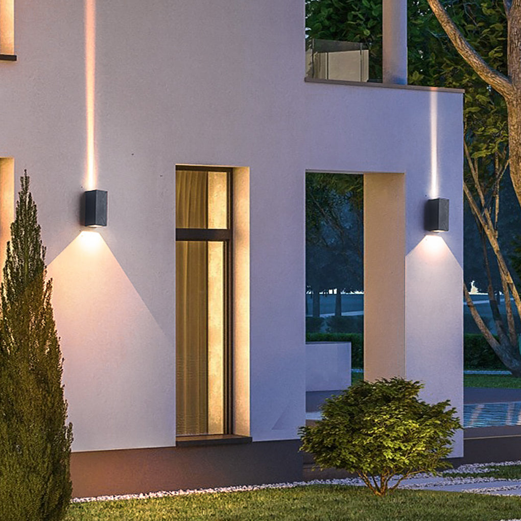 Waterproof Outdoor Up and Down Lights LED Wall Lamp for Villa Balcony Garden - Lumpaz