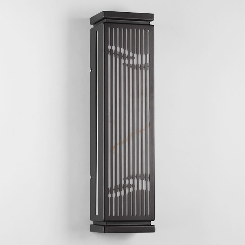 Waterproof Villa Courtyard Gate Unique Hollowed Design Wall Lamp for Outdoor - Lumpaz