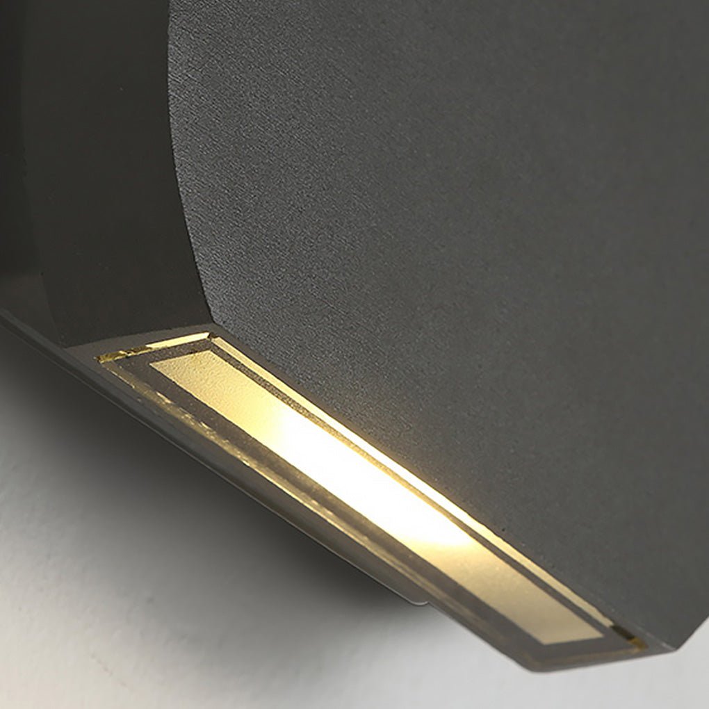Nordic Minimalist Outdoor LED Waterproof Wall Light for Villa Courtyard Aisle - Lumpaz