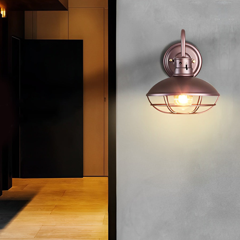 Retro Iron LED Waterproof Industrial Style Outdoor Wall Lights Wall Lamp - Lumpaz
