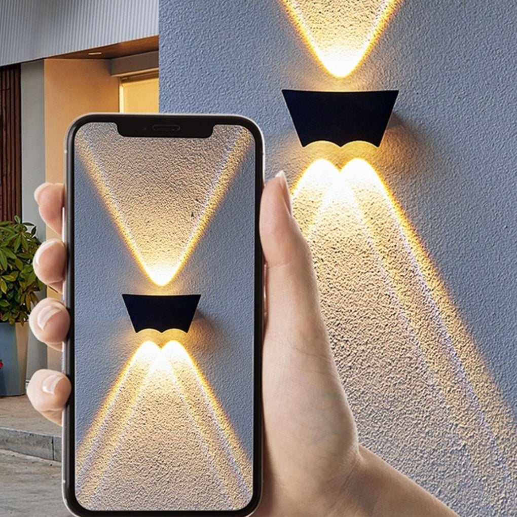 Creative Up and Down Lighting LED Waterproof Black Wall Washer Lights - Lumpaz
