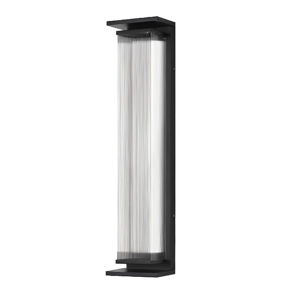 Creative Strip Waterproof Black Modern LED Wall Lamp Outdoor Wall Lights - Lumpaz