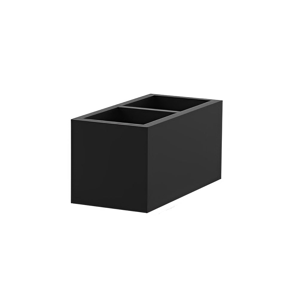 Waterproof Creative Square Combination LED Black Wall Lamp with Flowerpot - Lumpaz