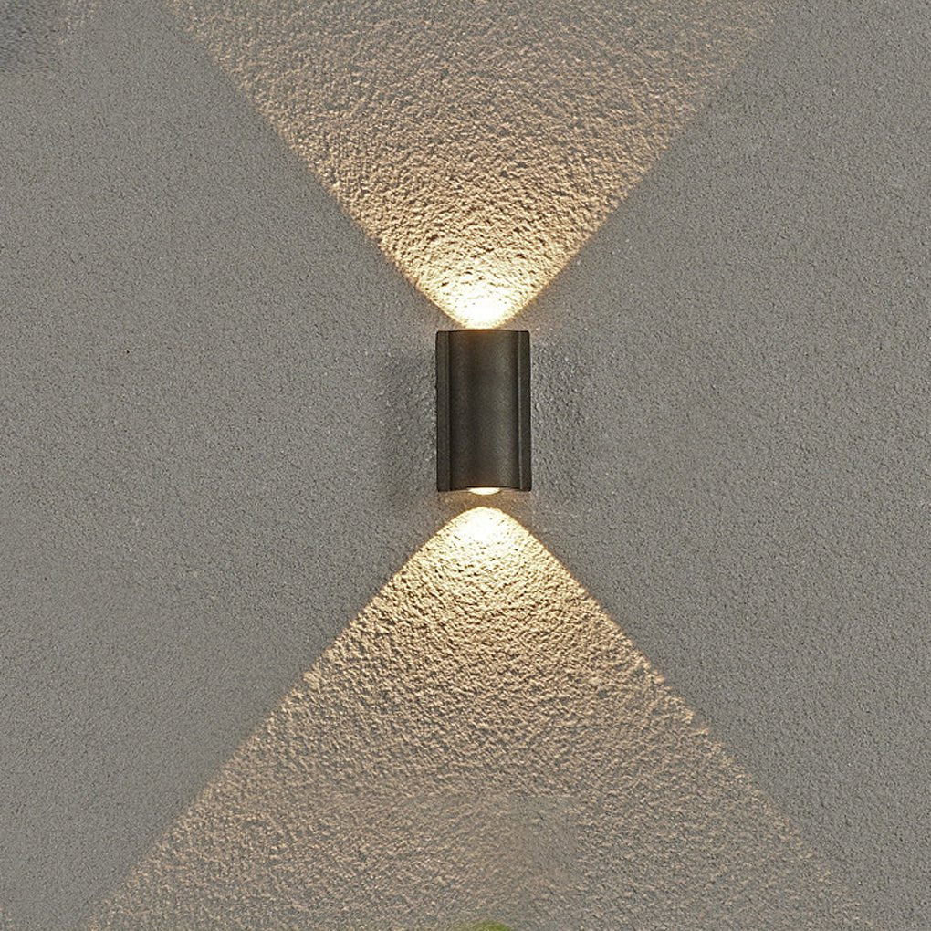 Creative Wave Arc Design Up and Down Lights LED Outdoor Wall Lights Wall Sconces Waterproof - Lumpaz