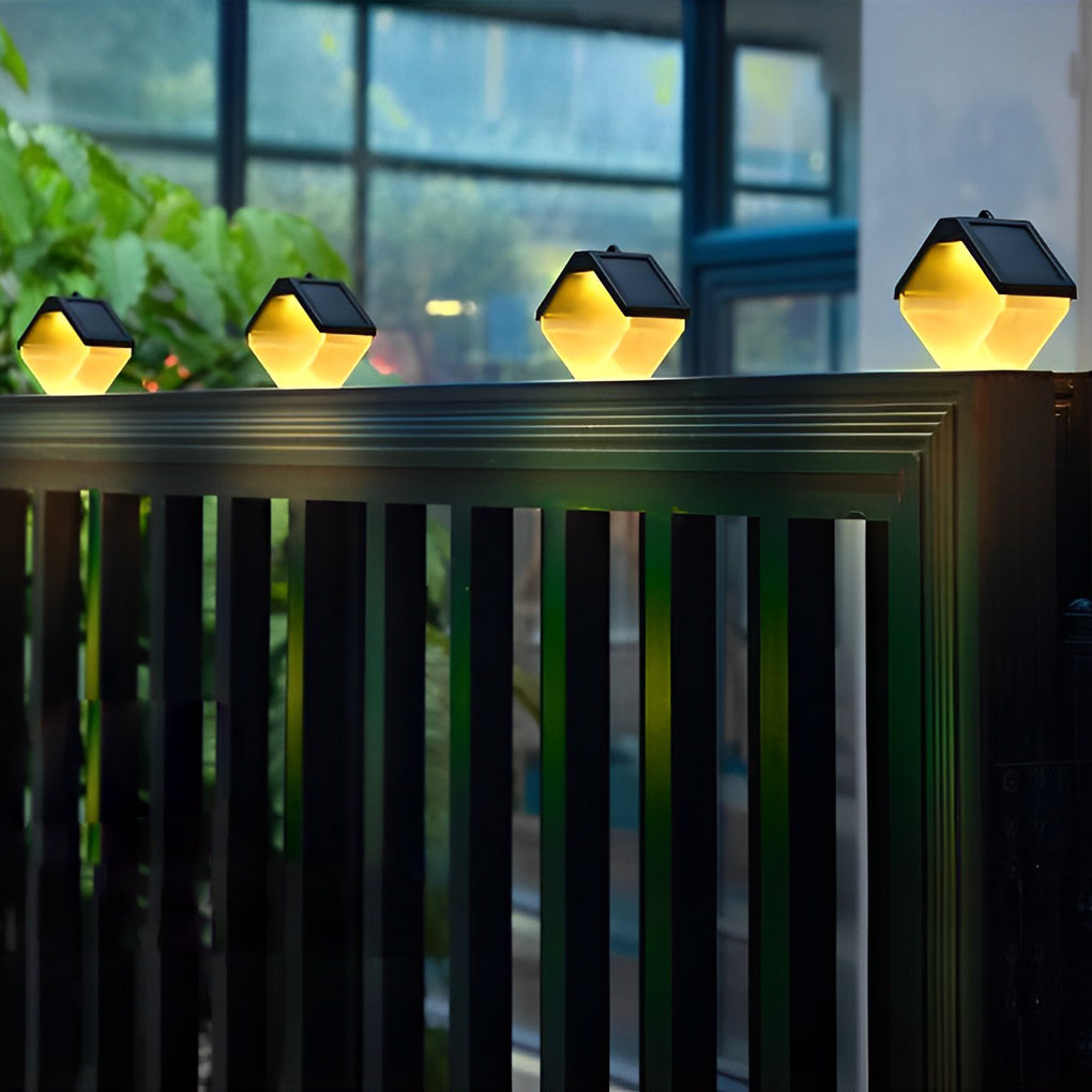 2Pcs Waterproof LED Multi Color Light Modern Solar Wall Washer Light - Lumpaz