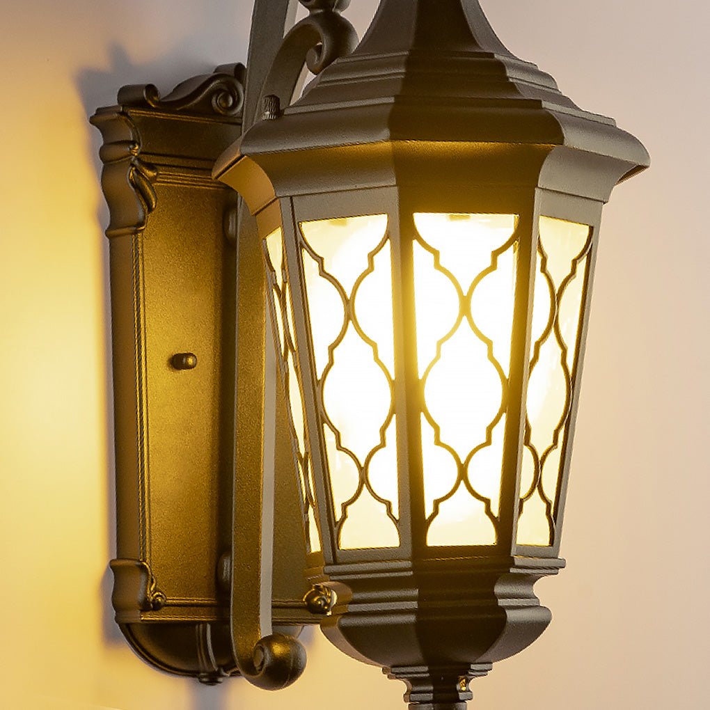 Outdoor Retro Waterproof Wall Lamp Decorative Lighting for Villa Courtyard Balcony - Lumpaz