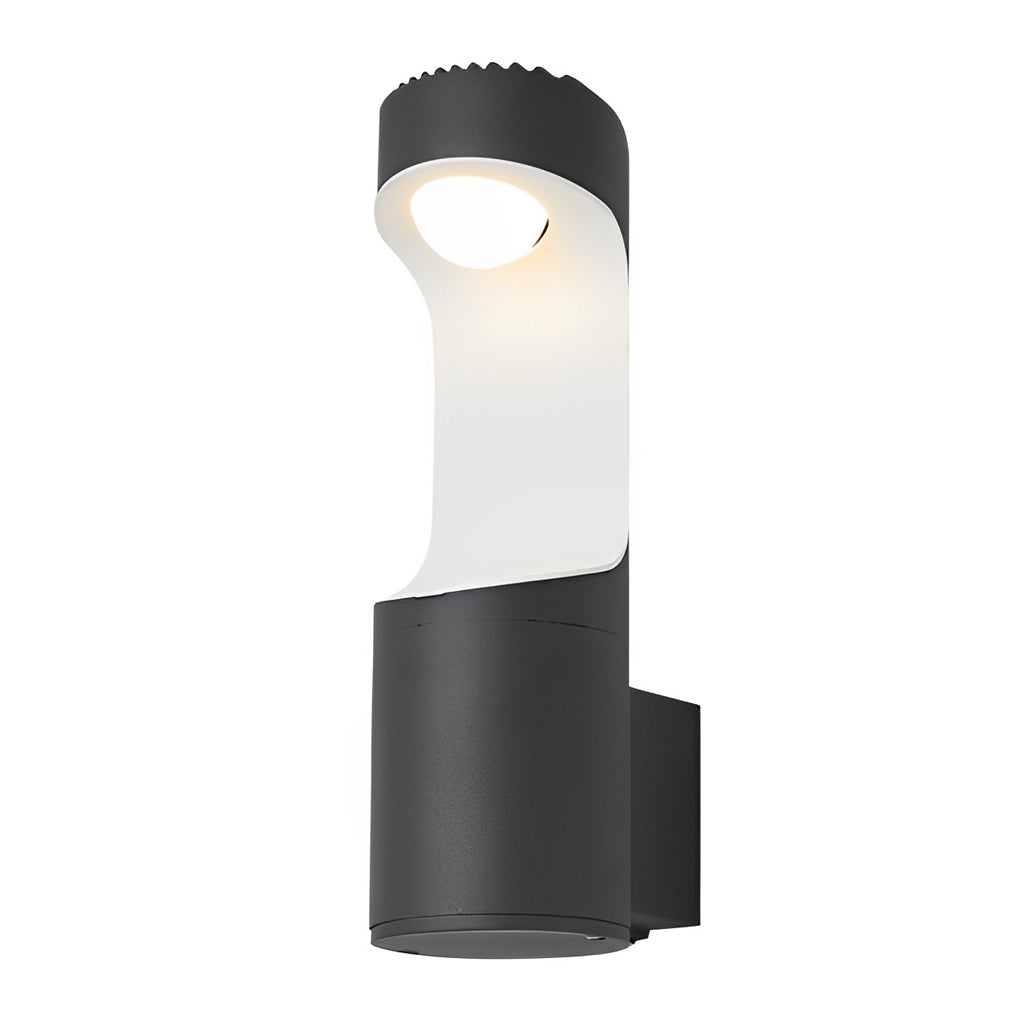 Creative LED Waterproof Black Modern Outdoor Wall Lamp Exterior Lights - Lumpaz
