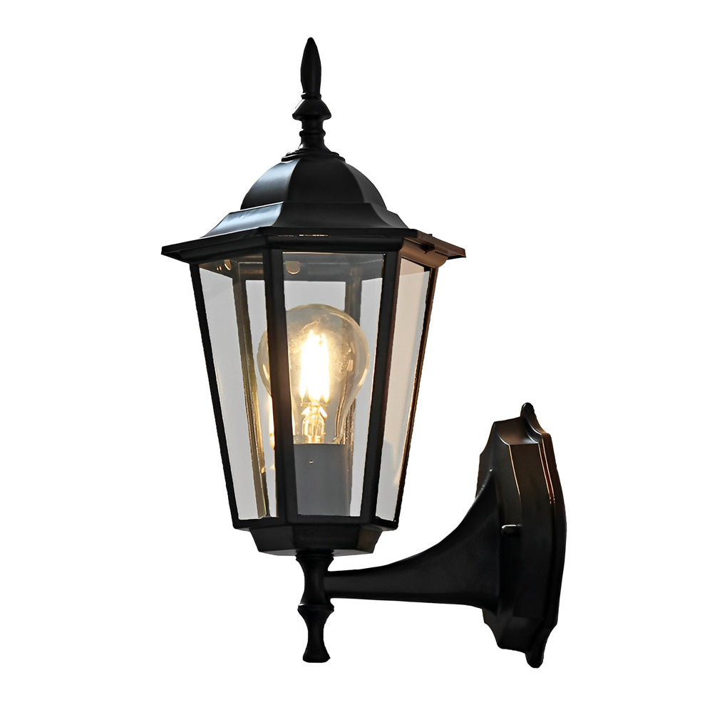 Retro Hexagonal Waterproof European Style Outdoor Wall Lights Wall Lamp - Lumpaz