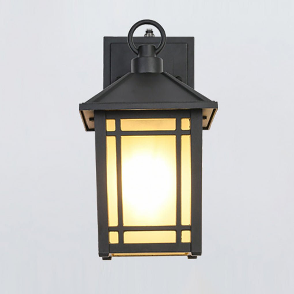 LED Outdoor Induction Exterior Wall Light Waterproof Wall Light with Light Sensing - Lumpaz
