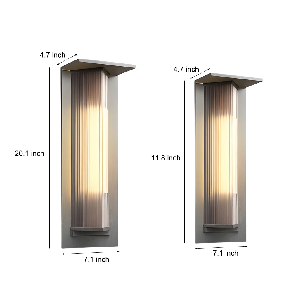 Waterproof LED Solar Vintage Outdoor Wall Light Fixture Wall Lamp - Lumpaz