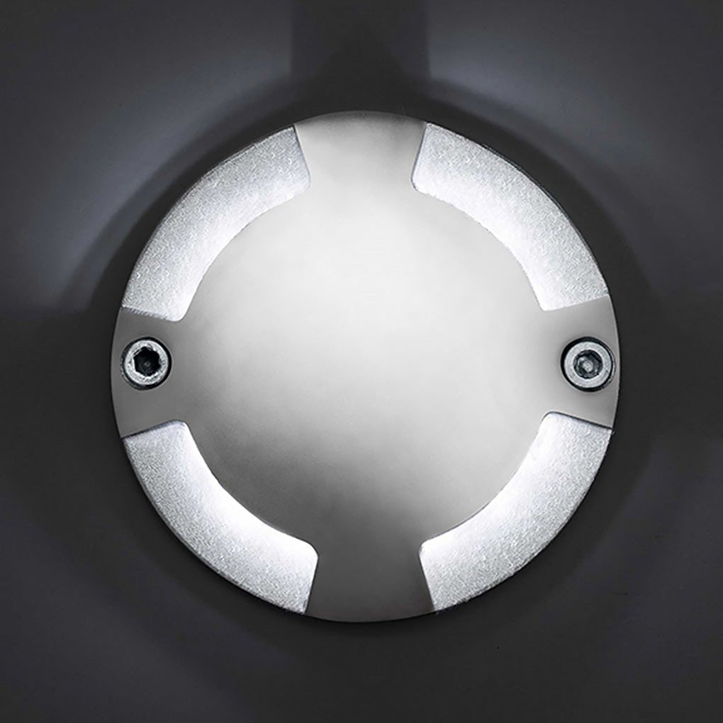 Round DC12V LED Waterproof Mdern Outdoor Step Lights Deck Stair Lights - Lumpaz