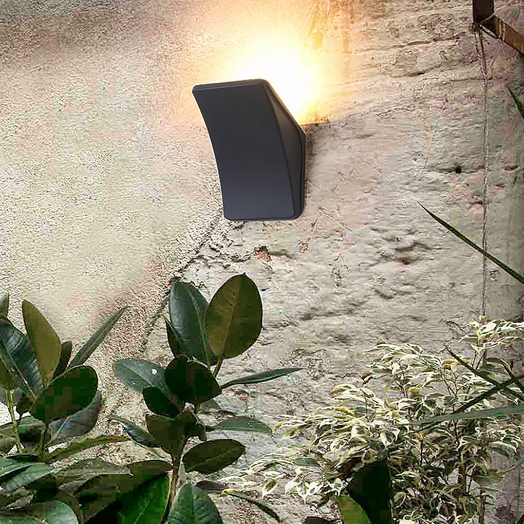 Unique LED 12W Black Modern Wall Sconces Wall Lamp Outdoor Wall Lights - Lumpaz