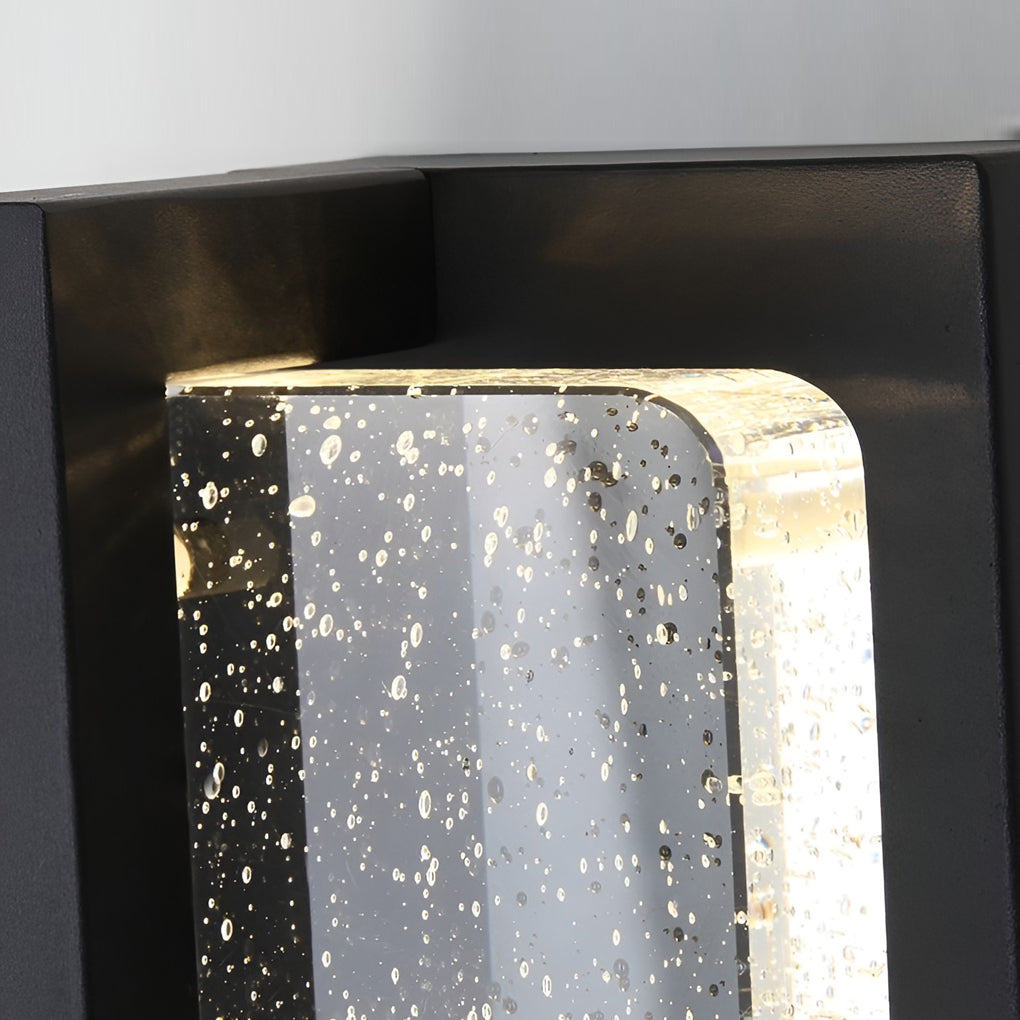 Creative Crystal Waterproof Modern Outdoor Wall Lamp Wall Sconce Lighting - Lumpaz