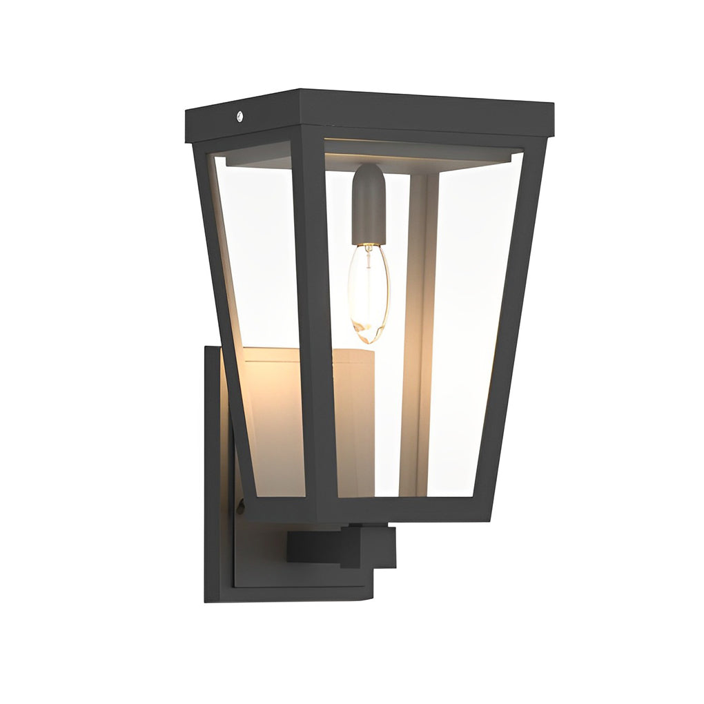 Square Smart Light Control Waterproof LED Solar Outdoor Wall Lights - Lumpaz