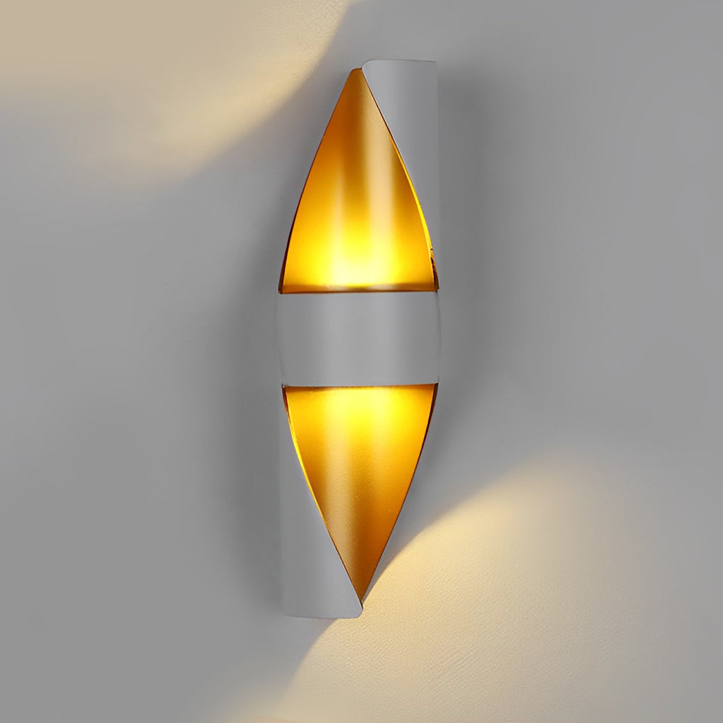 Circular Waterproof Up and Down Lighting COB Modern Outdoor Wall Lights - Lumpaz