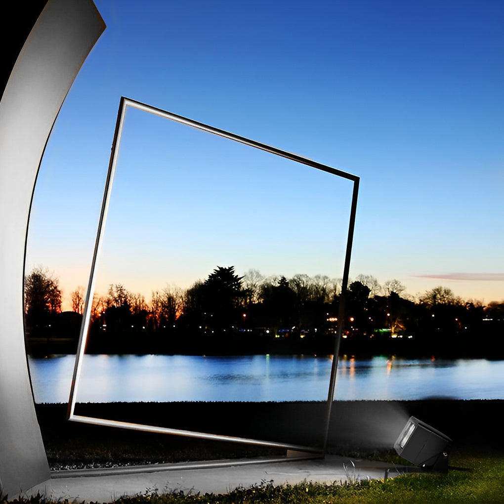 Adjustable Square Waterproof Colorful Spotlight Outdoor Wall Lights - Lumpaz