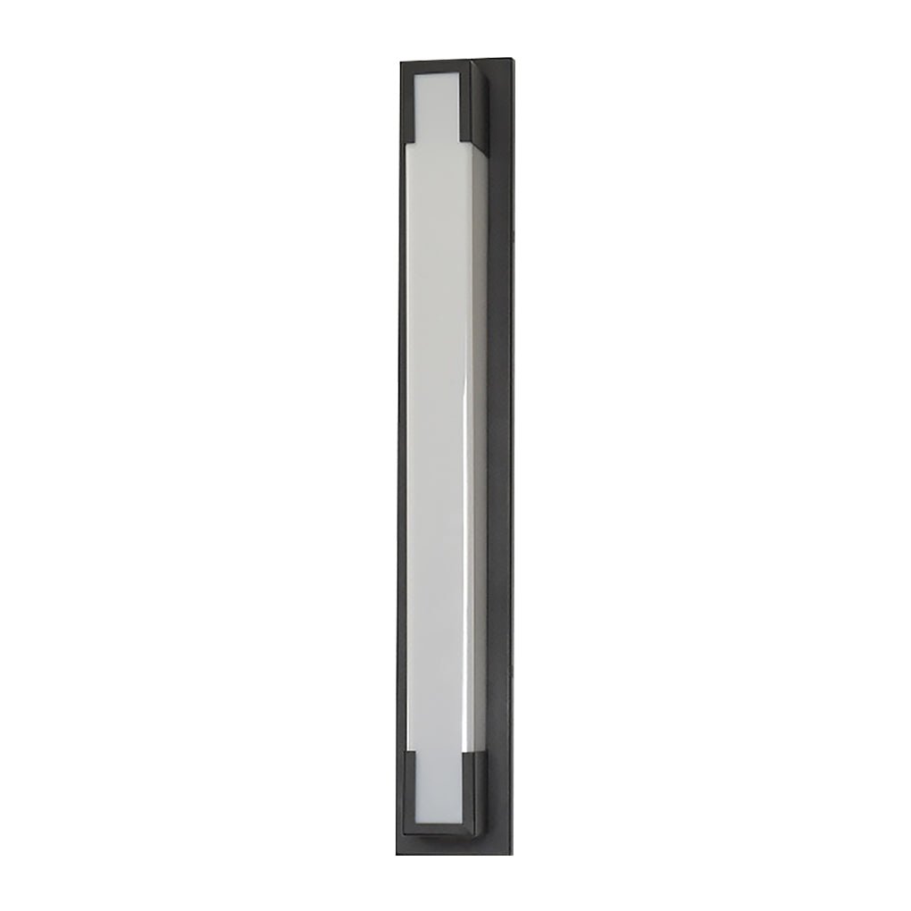 Retro Rectangular Waterproof LED Black Decorative Outdoor Wall Lights - Lumpaz