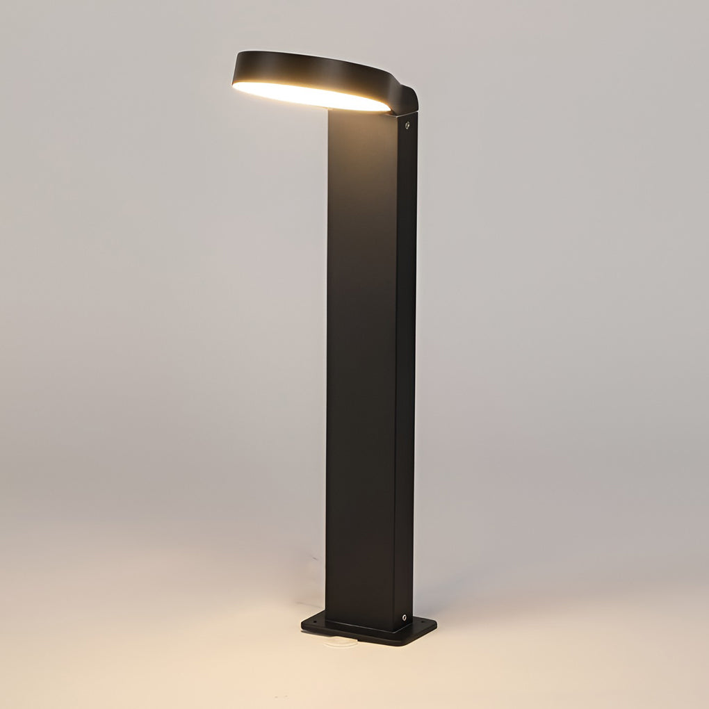 Spoon-shaped Waterproof 18W LED Black Modern Wall Lamp Pathway Lights - Lumpaz