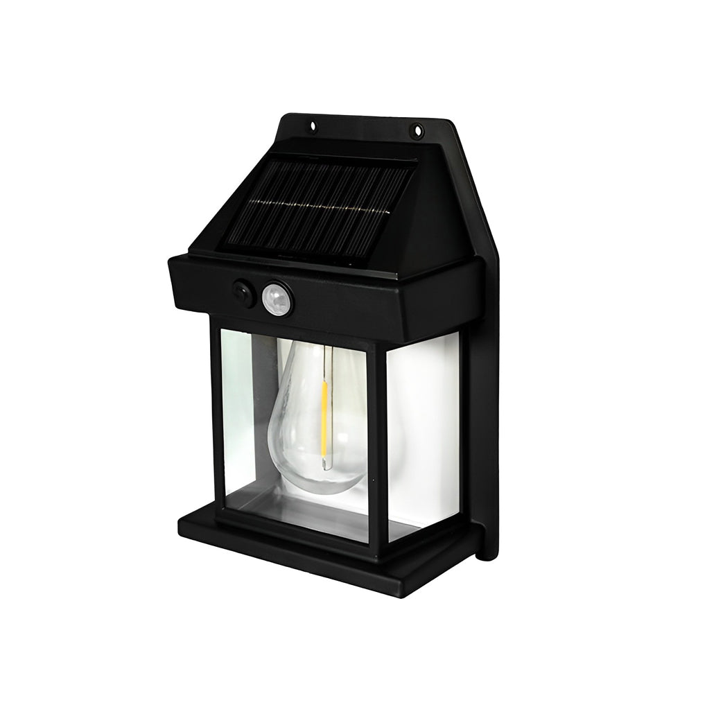 Waterproof Tungsten Bulb Intelligent Three Modes Modern Solar Wall Lights - Lumpaz