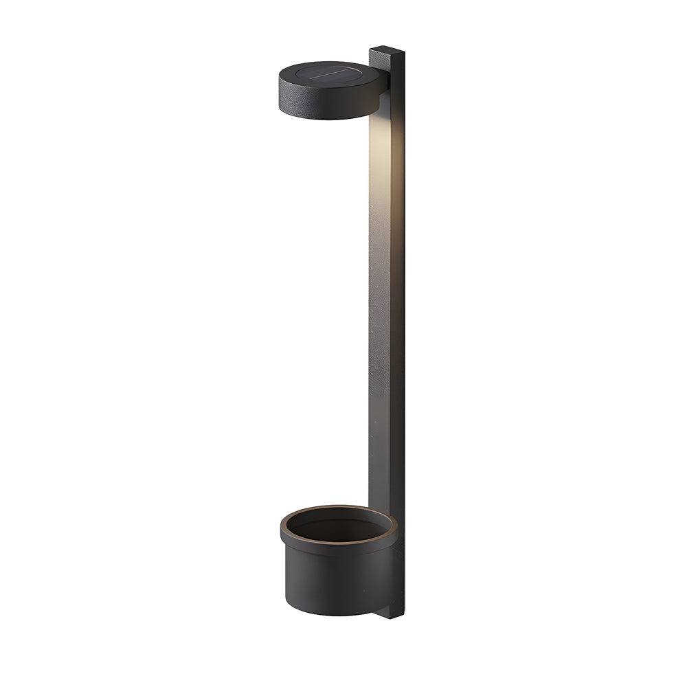 Waterproof Decor LED Solar Wall Lights with Flowerpot Outdoor Wall Lamp - Lumpaz