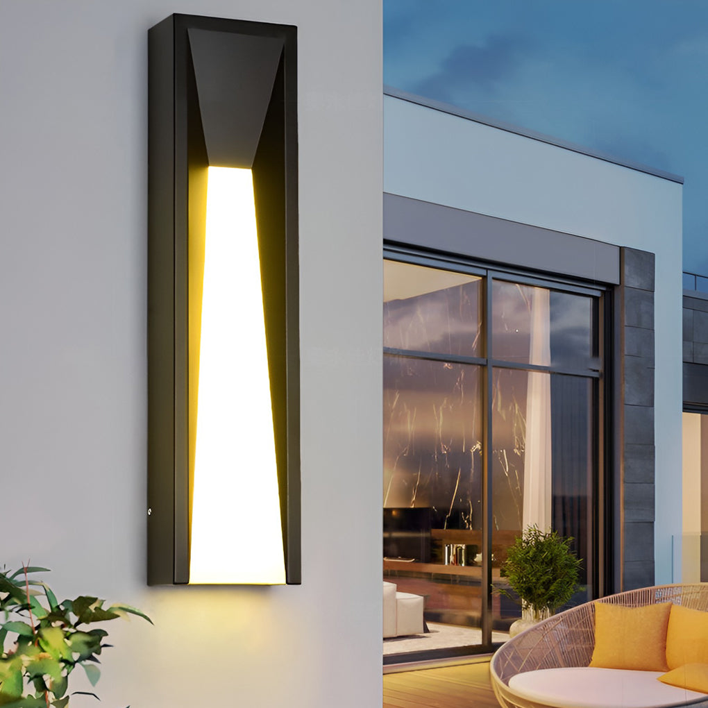 Rectangle 20W LED Waterproof Modern Wall Sconces Lighting Wall Lights Fixture - Lumpaz
