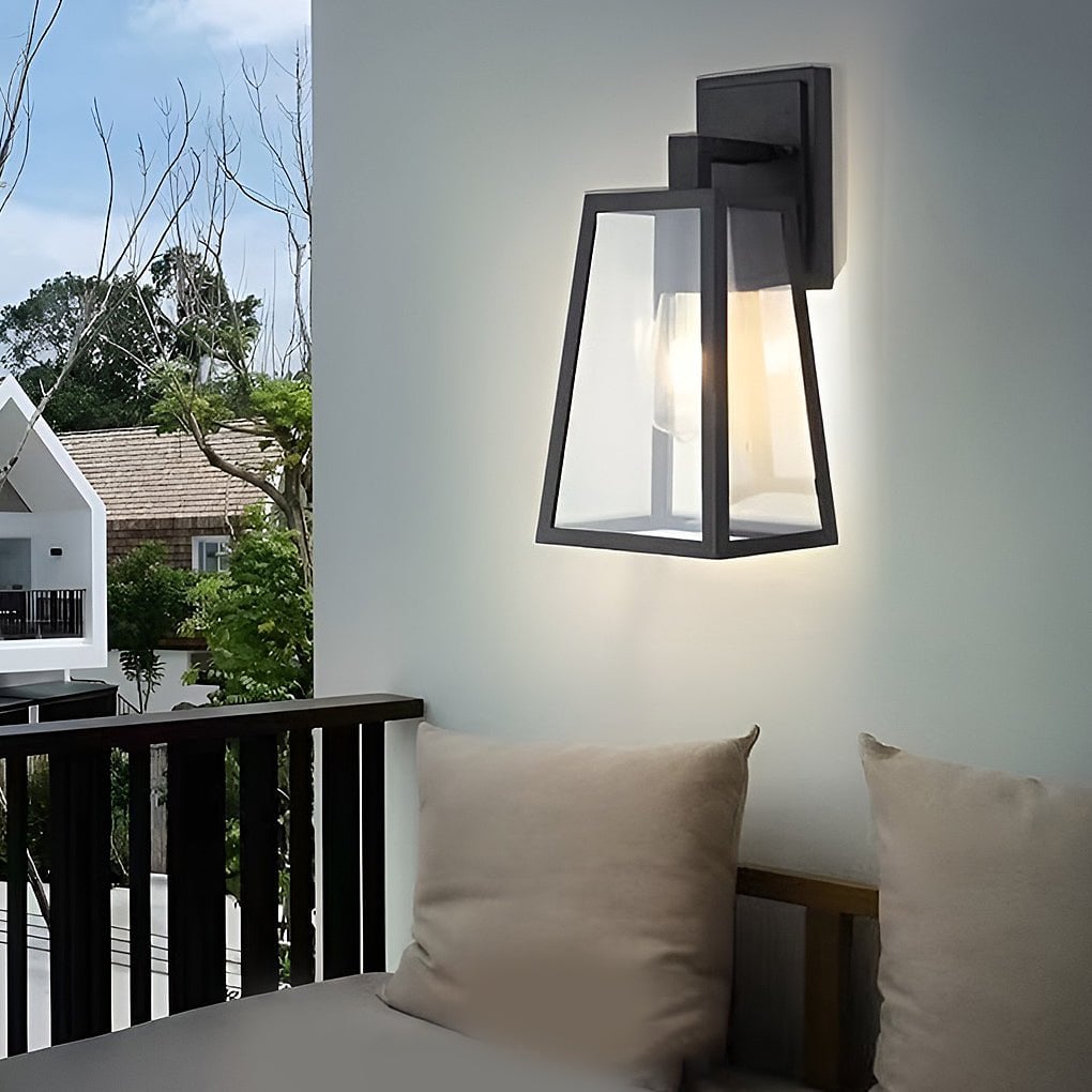 Vintage Industrial Style Glass Sconce Waterproof Outdoor Wall Lights Wall Lamp - Lumpaz