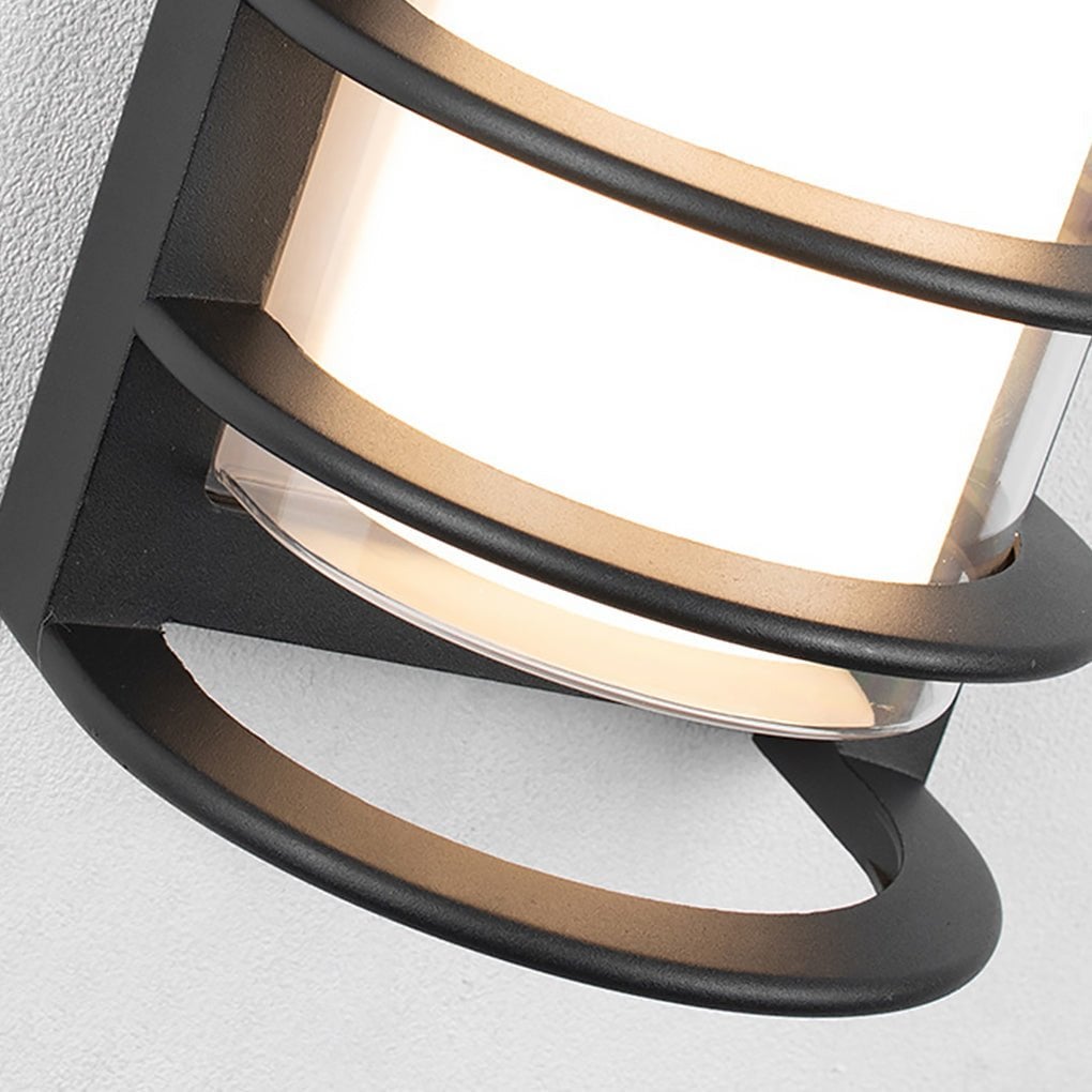 Outdoor Waterproof Double-layer Lampshade Gate Column Exterior Wall Sconces - Lumpaz
