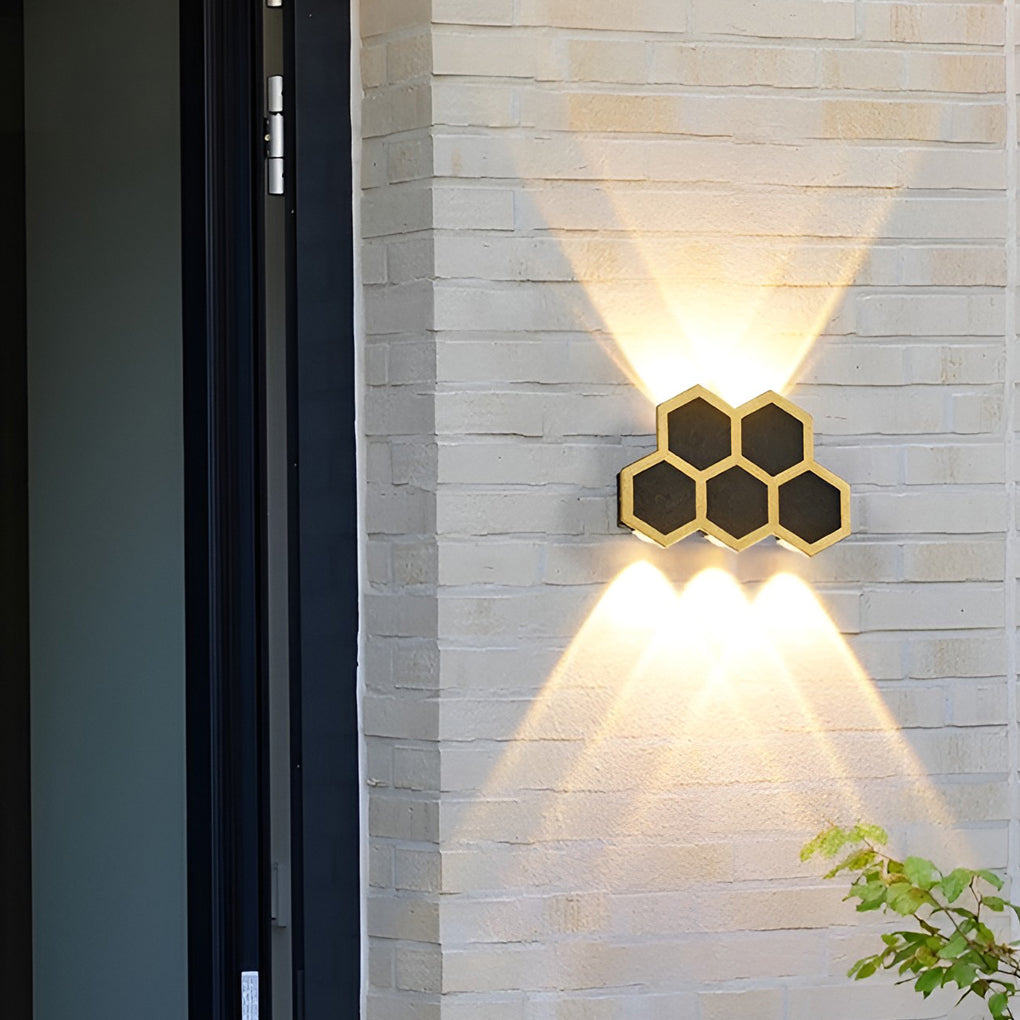 Beehive-shaped LED Up and Down Lights Waterproof Modern Wall Washer Light - Lumpaz
