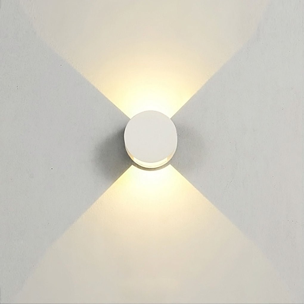 Round Up and Down Lights Waterproof LED Wall Lights for Indoor Outdoor Balcony - Lumpaz