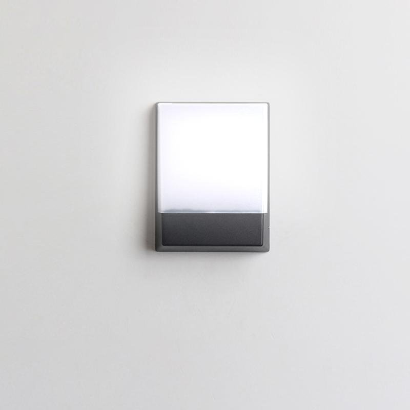Square Waterproof LED Black Modern Outdoor Wall Lights Porch Lights - Lumpaz