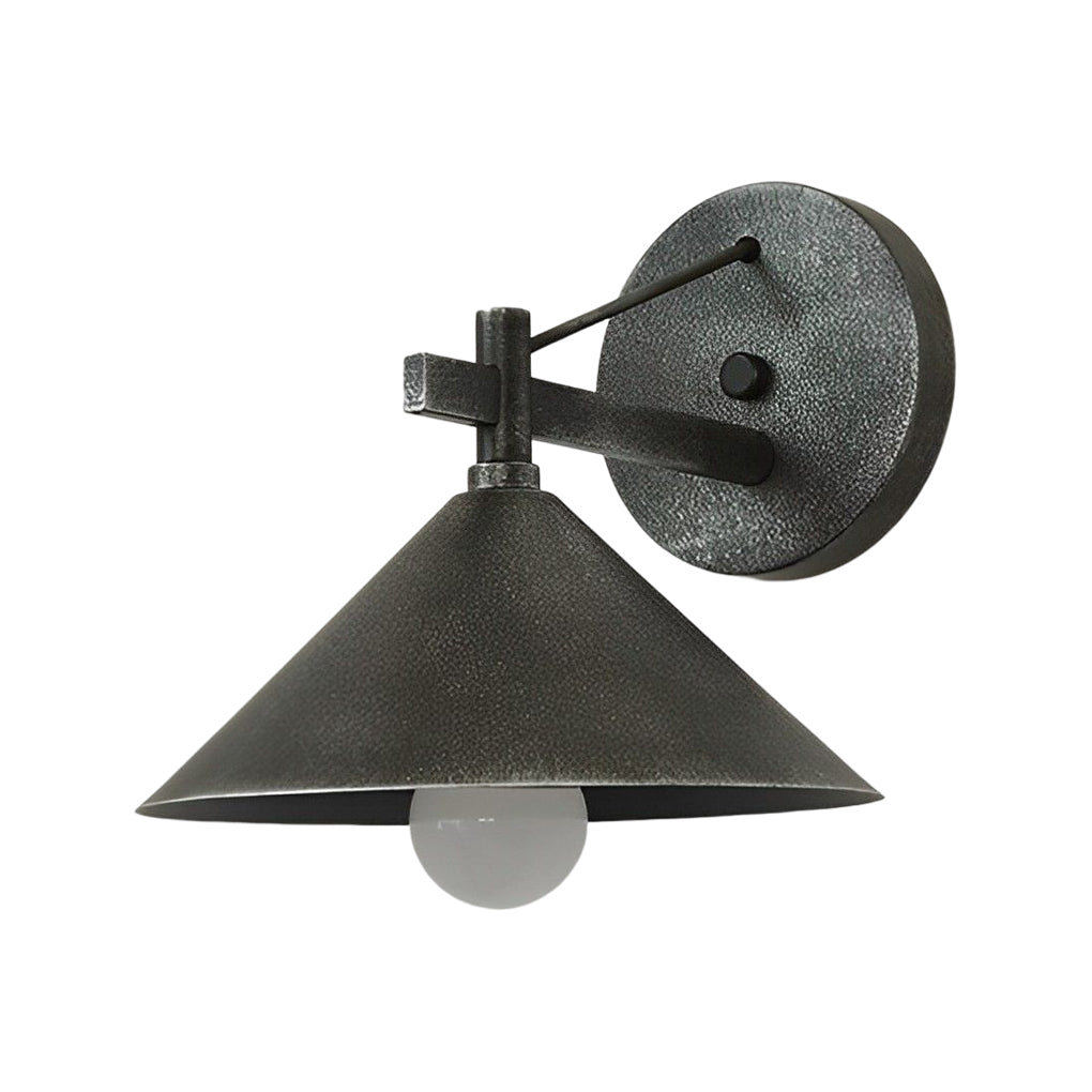 Conical Simple Waterproof Retro American-style Outdoor Wall Sconce Lighting - Lumpaz