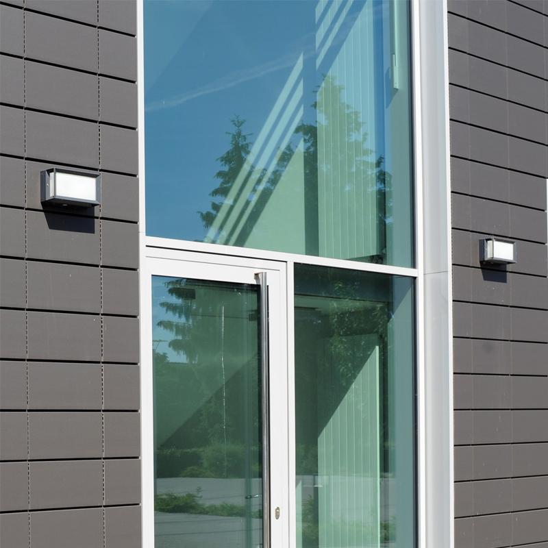 Unique Rectangular Frame Waterproof Black Modern Outdoor Wall Lights - Lumpaz