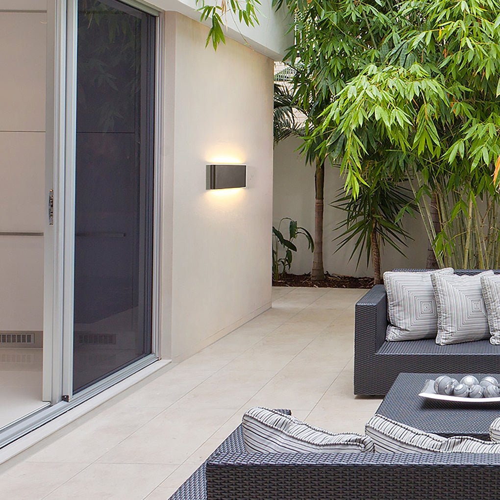 Minimalist Outdoor Waterproof LED Exterior Wall Light for Garden Balcony - Lumpaz