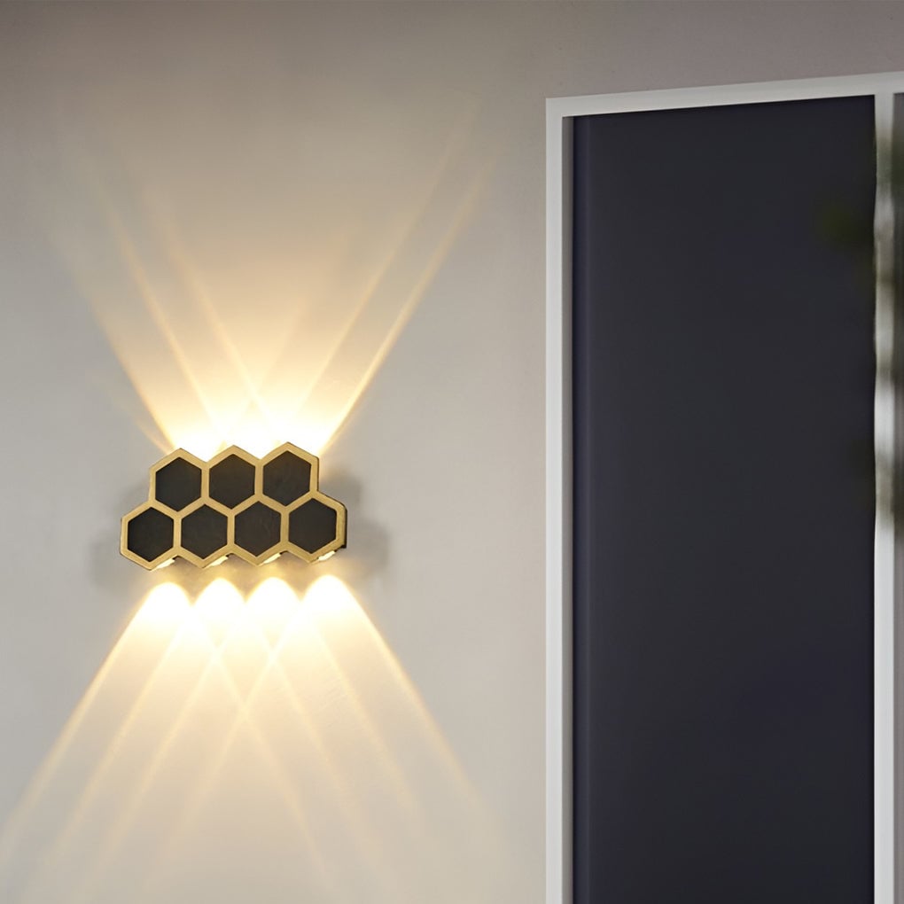 Beehive-shaped LED Up and Down Lights Waterproof Modern Wall Washer Light - Lumpaz